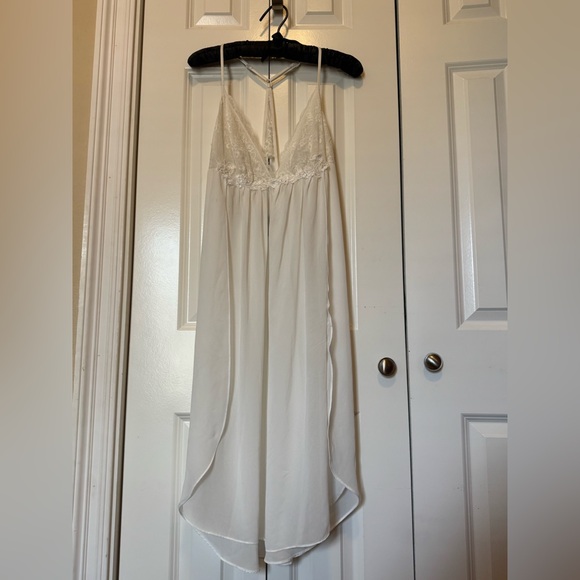 Ambrielle XXL Lace Nightgown Ivory Slip Dress Bridal Loungewear Plus Size - Picture 2 of 6